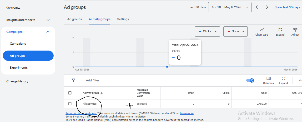 Budget and schedule settings in Google Ads Travel campaign